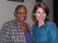 Eunice Belllinger and Debbie Hersman